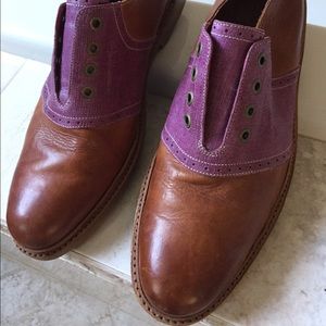Men’s Two-Toned Derby Shoes! Size 10.5